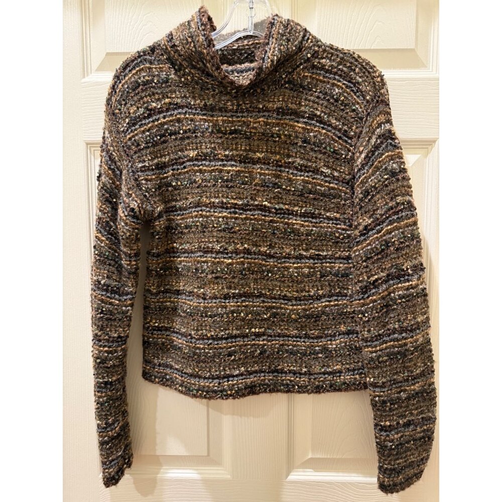 Vintage Company Ellen Tracy Striped Wool Blend Sweater P